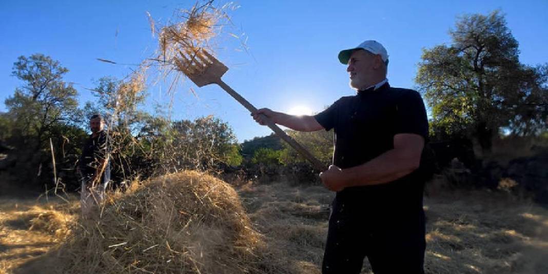 Erciyes eteklerinde yaşatılan gelenek: ‘Düven sürme’ olarak biliniyor, 3 arkadaş yapıyor! 3